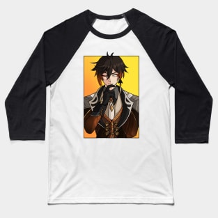 Zhongli Genshin Impact FANART Baseball T-Shirt